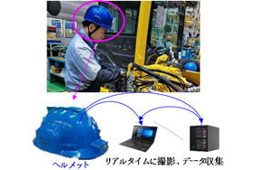 附带摄像头，实时拍摄并上传数据。装配主线利用智能头盔和生产过程可视化系统，实时把握生产进度，并实现质量问题的可追溯化。